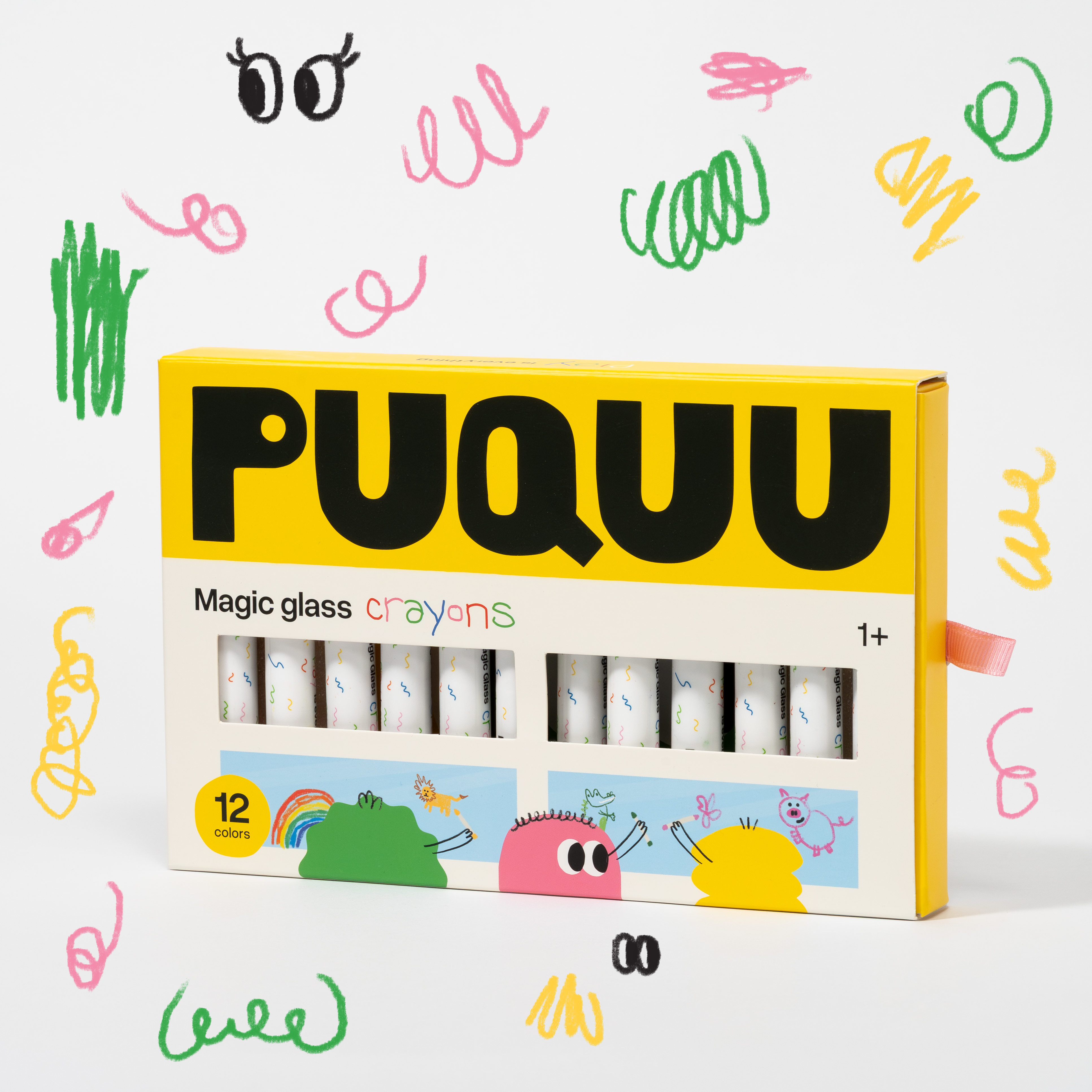 Magic Glass Crayons – 12 colors