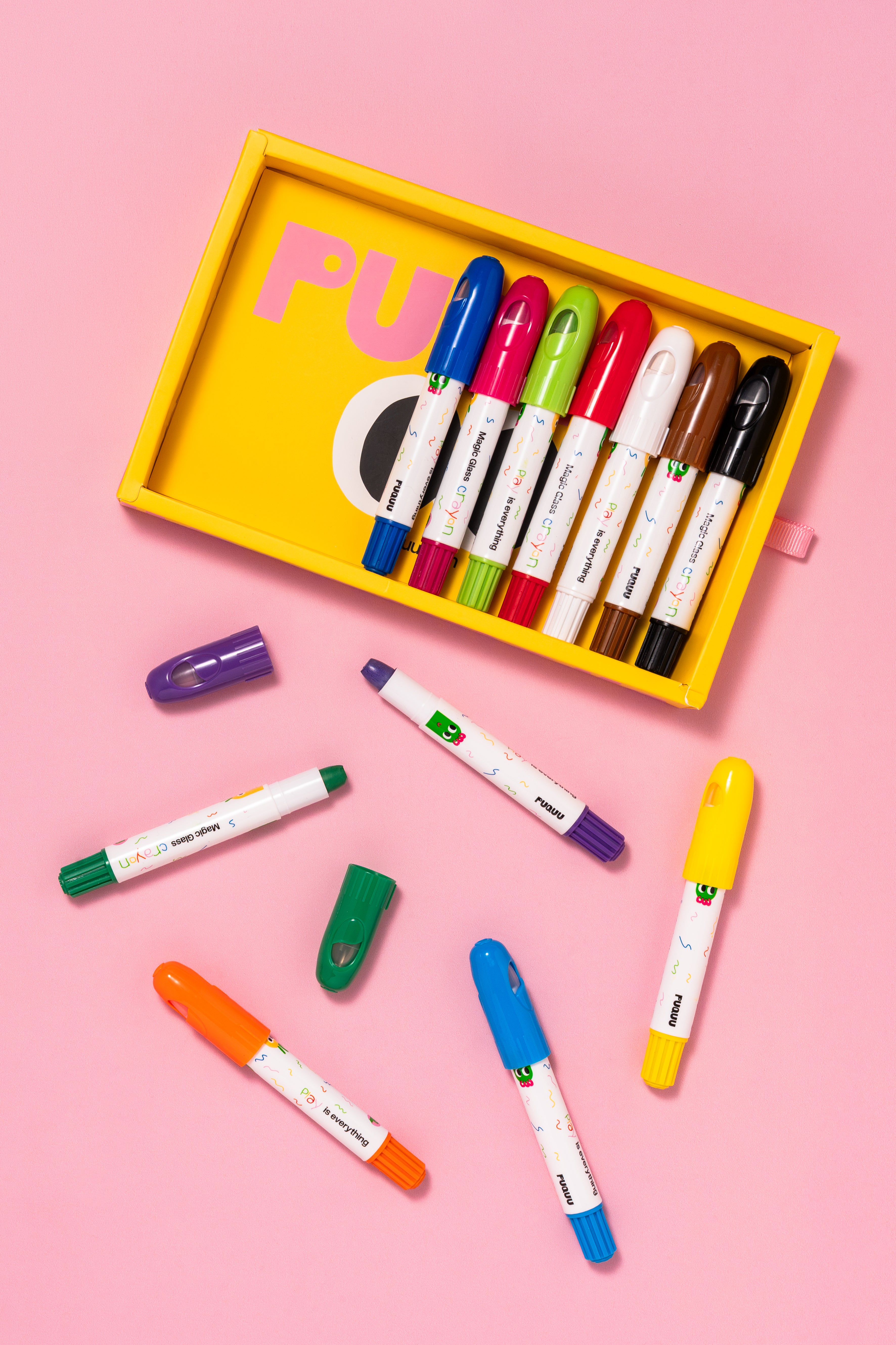 Magic Glass Crayons – 12 colors