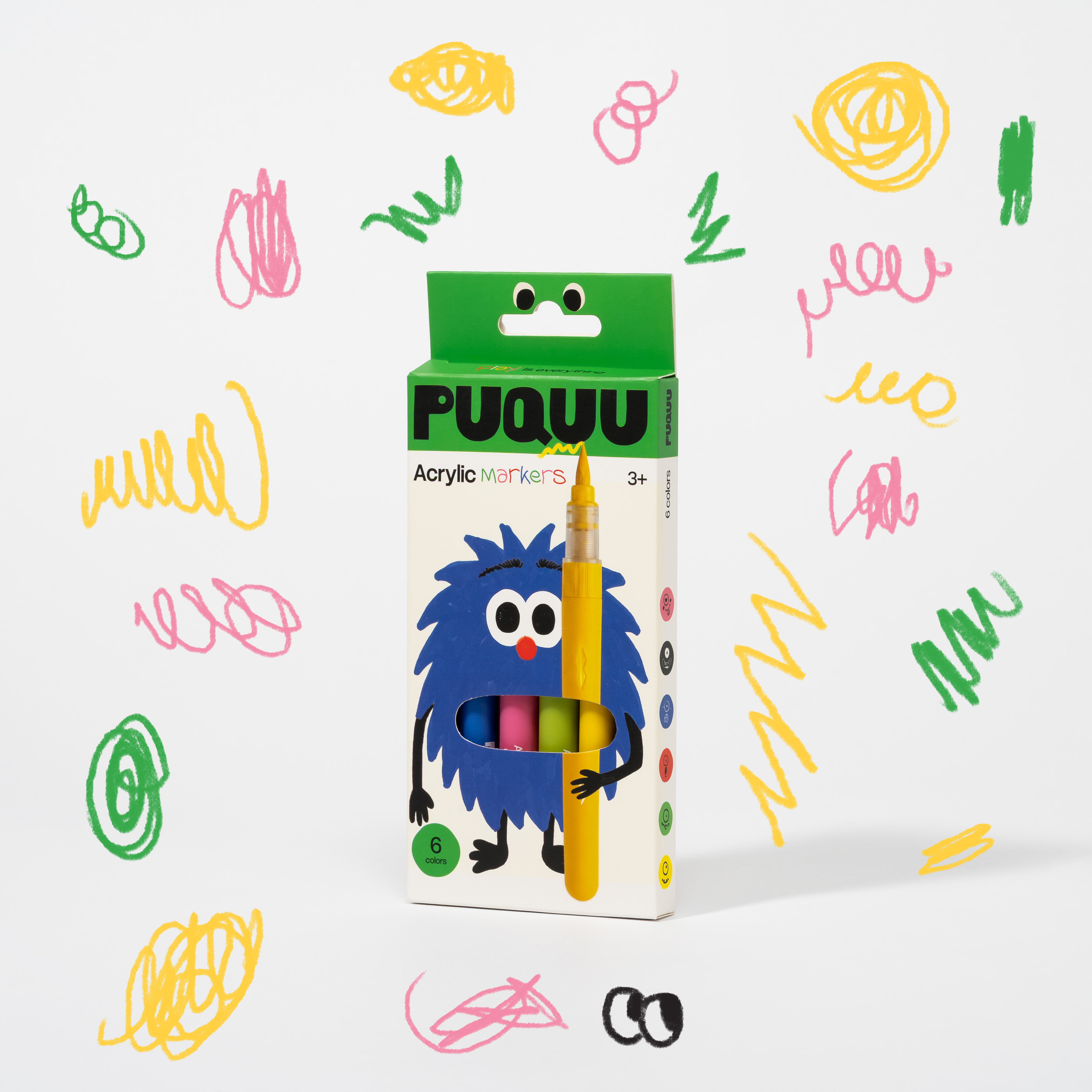 Acrylic Markers – 6 colors