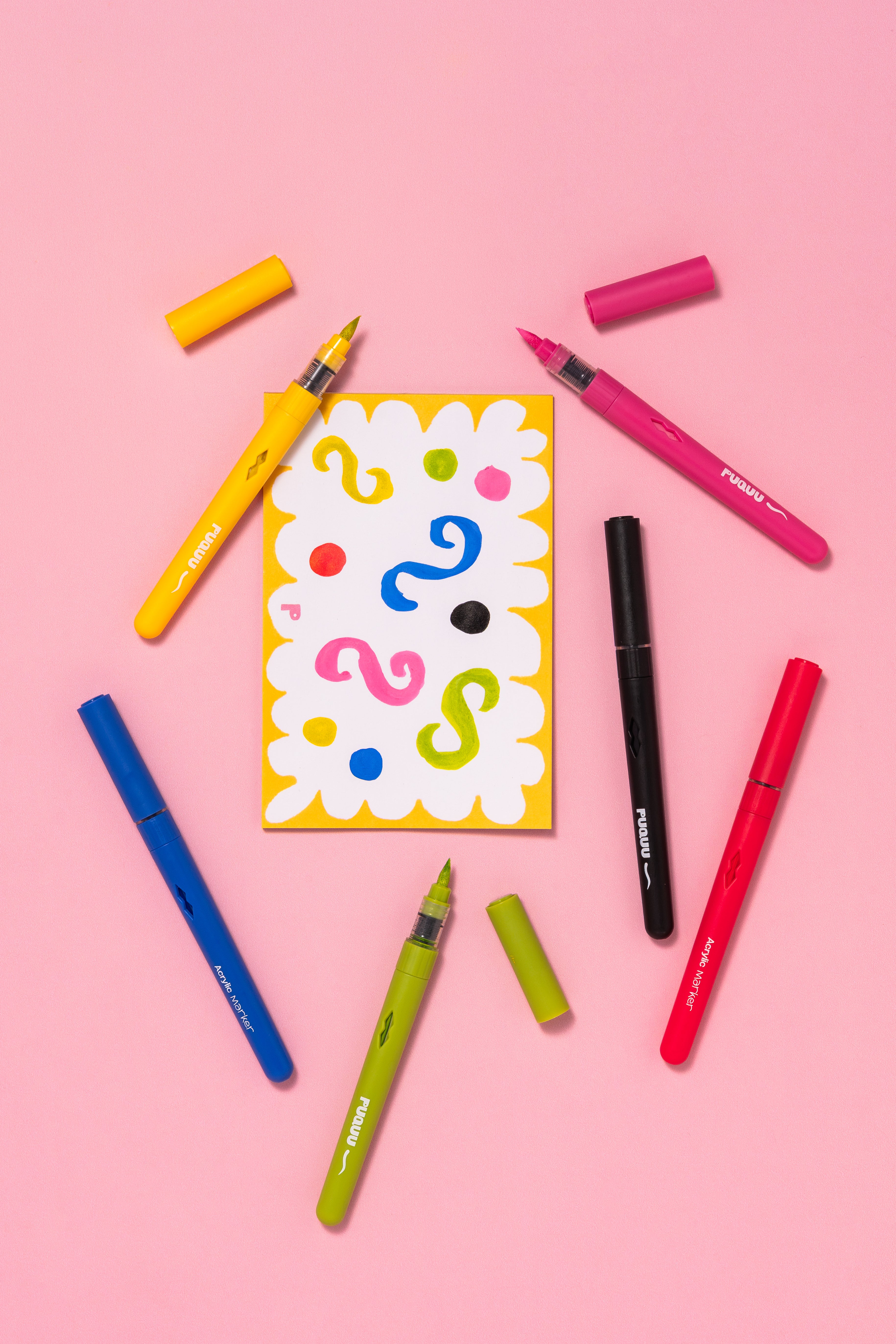 Acrylic Markers – 6 colors