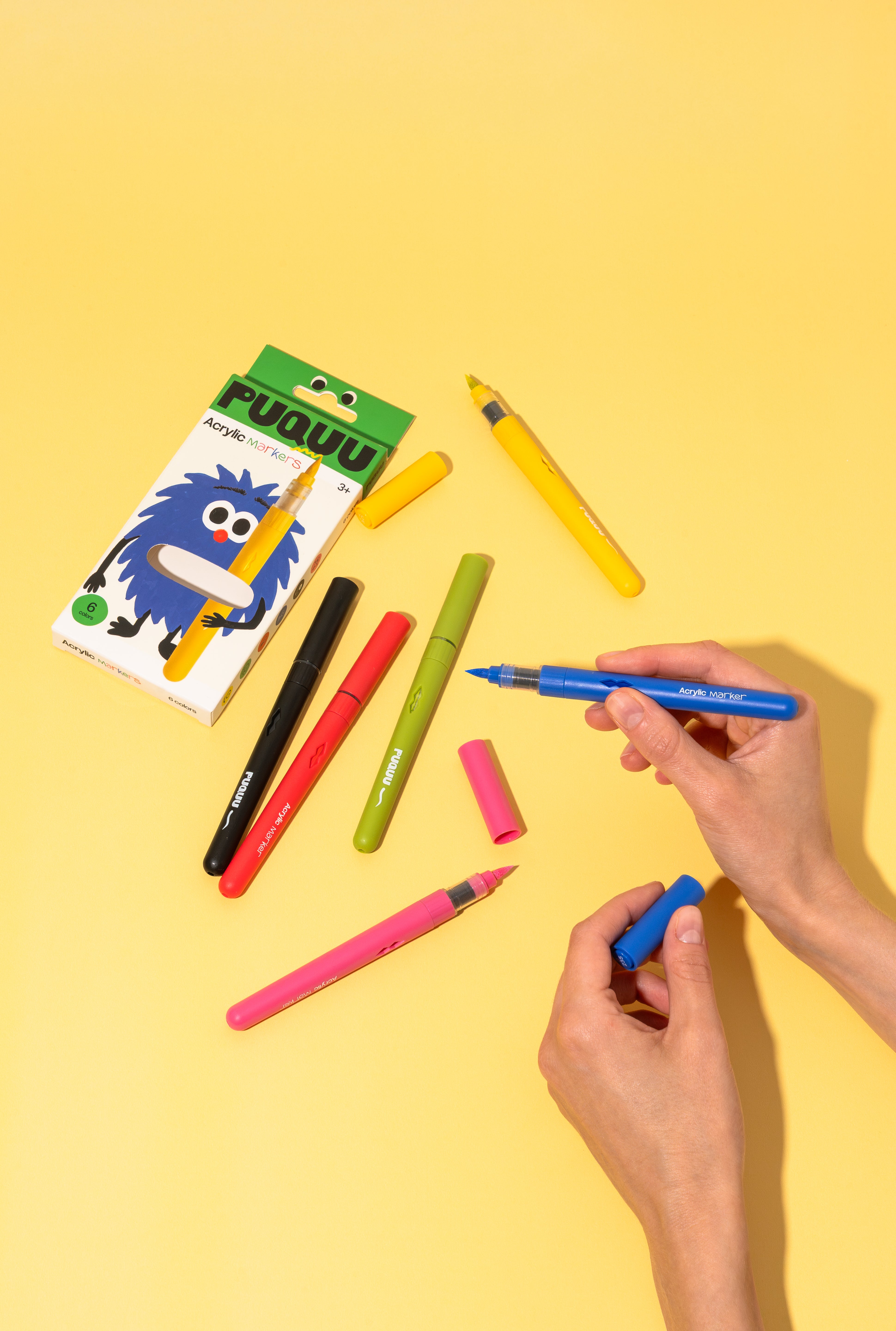 Acrylic Markers – 6 colors