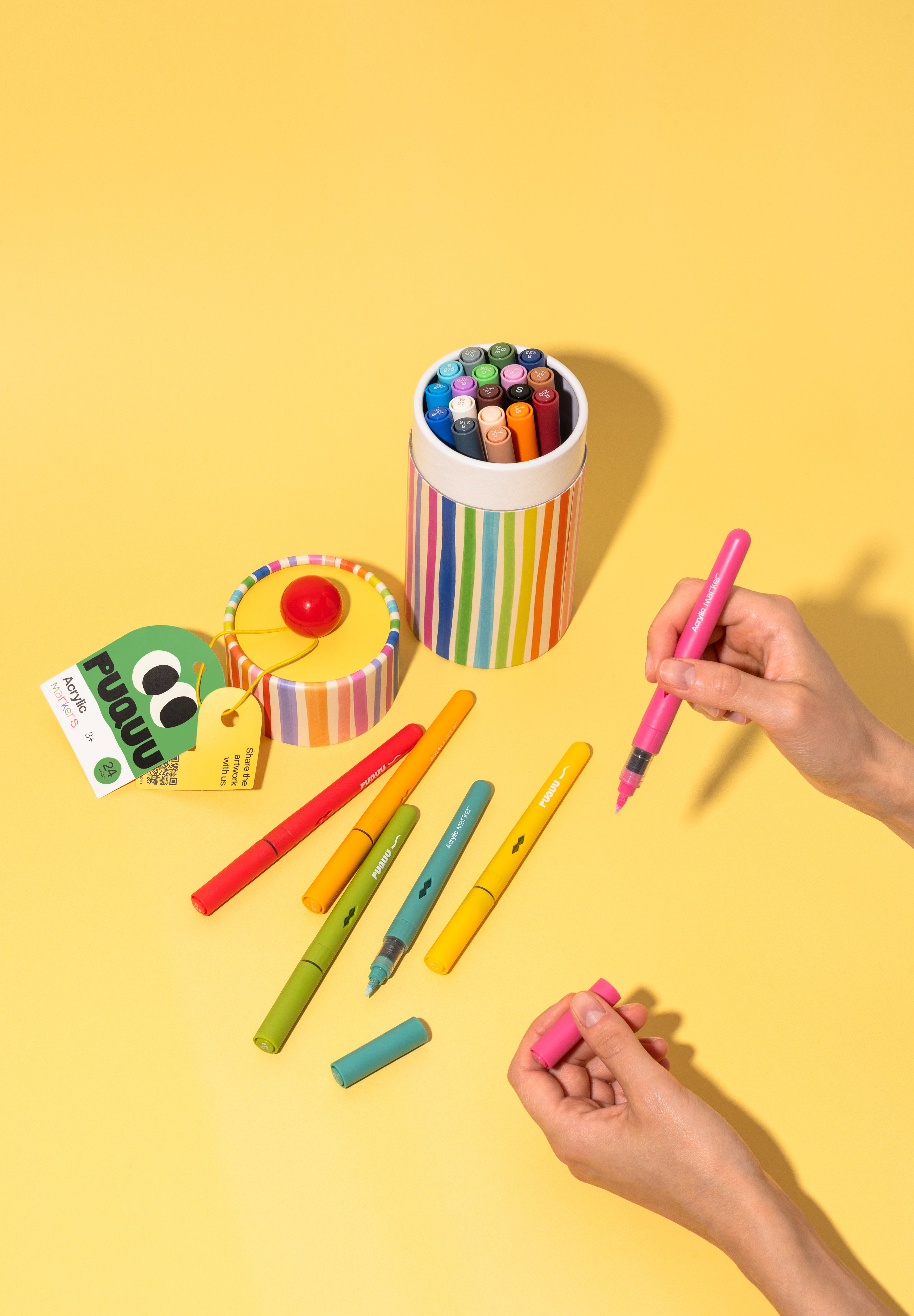 Acrylic Markers – 24 colors