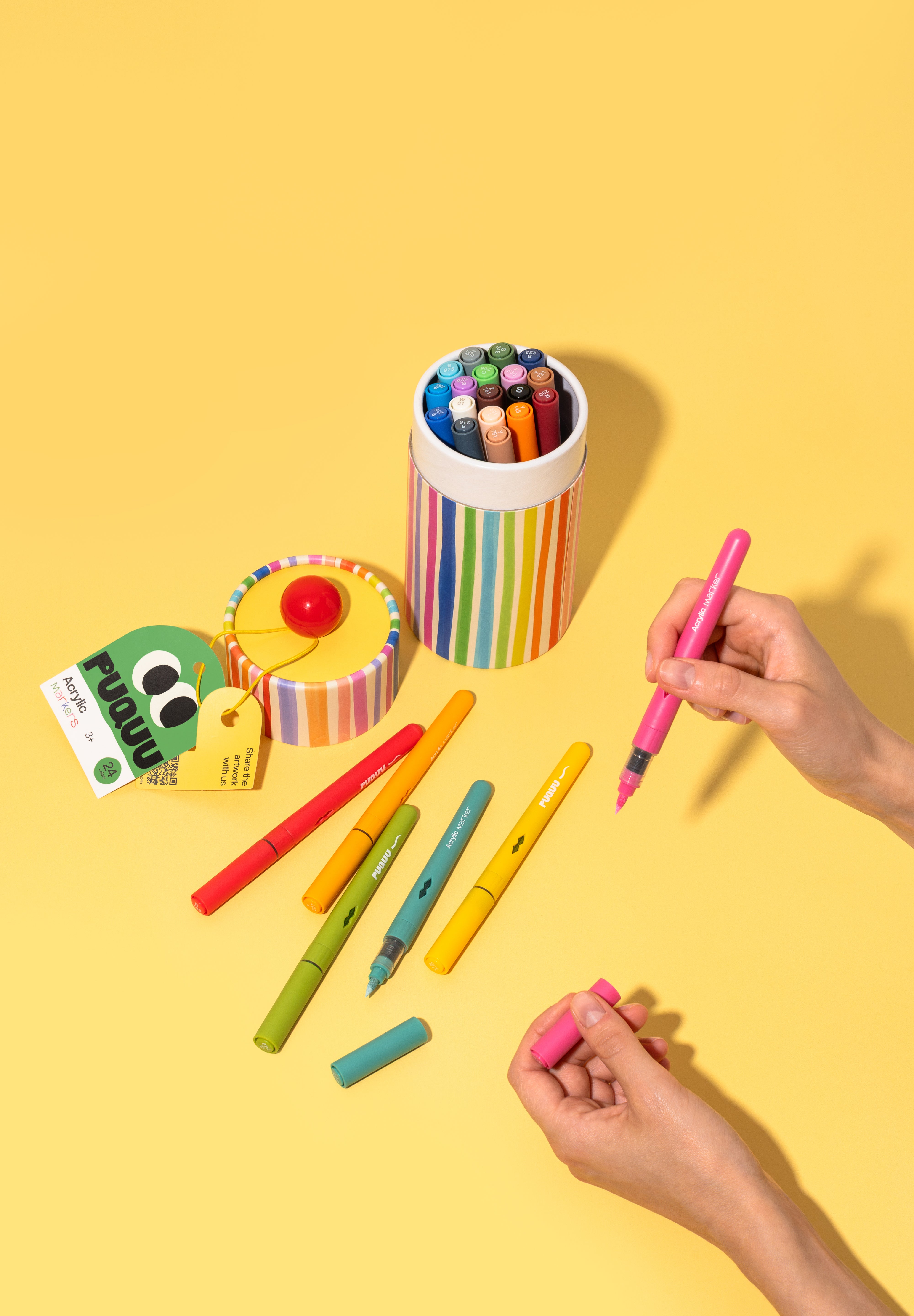 Acrylic Markers – 24 colors