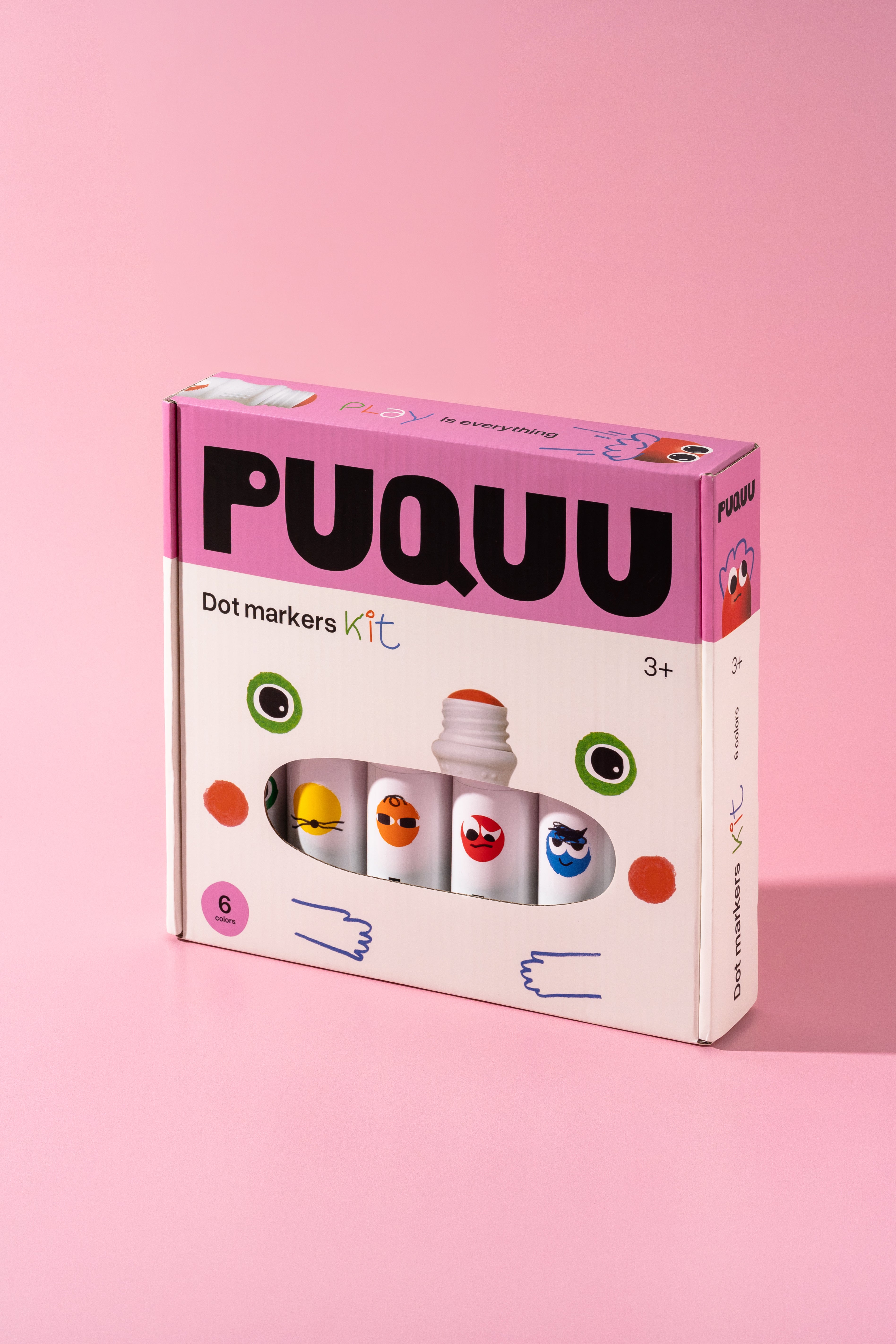 Dot Markers - 6 colors