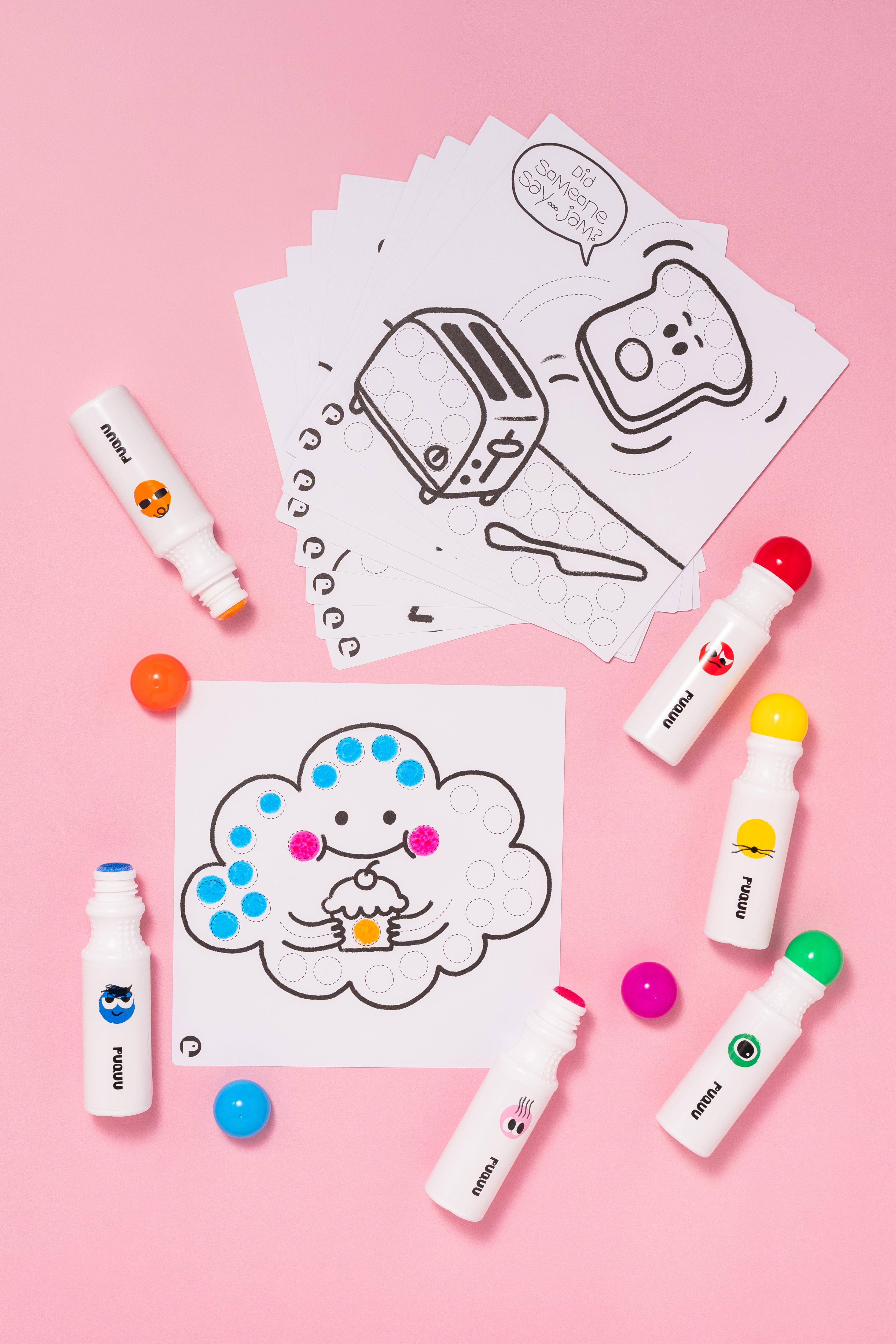 Dot Markers - 6 colors