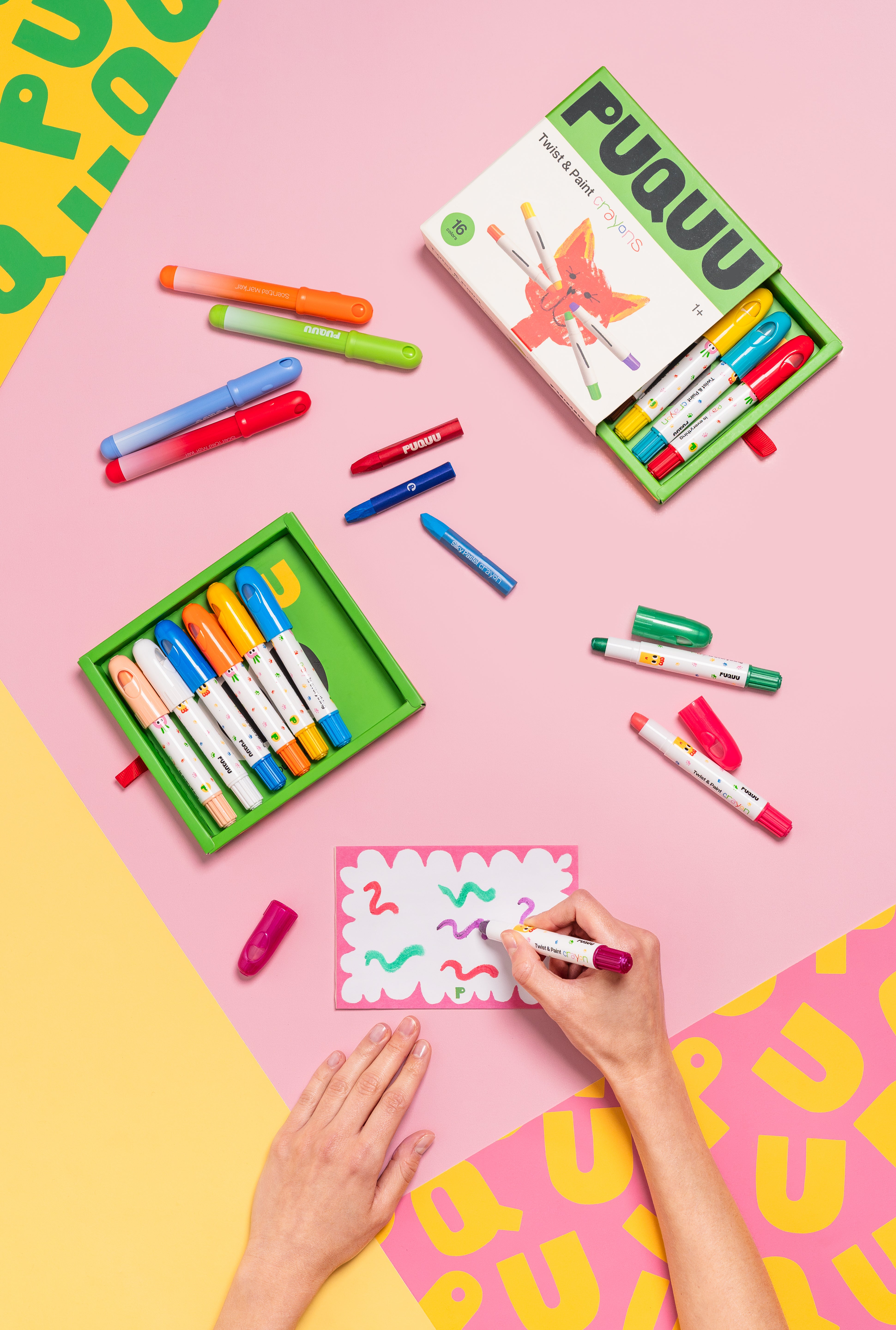 Twist & Paint Crayons – 16 colors