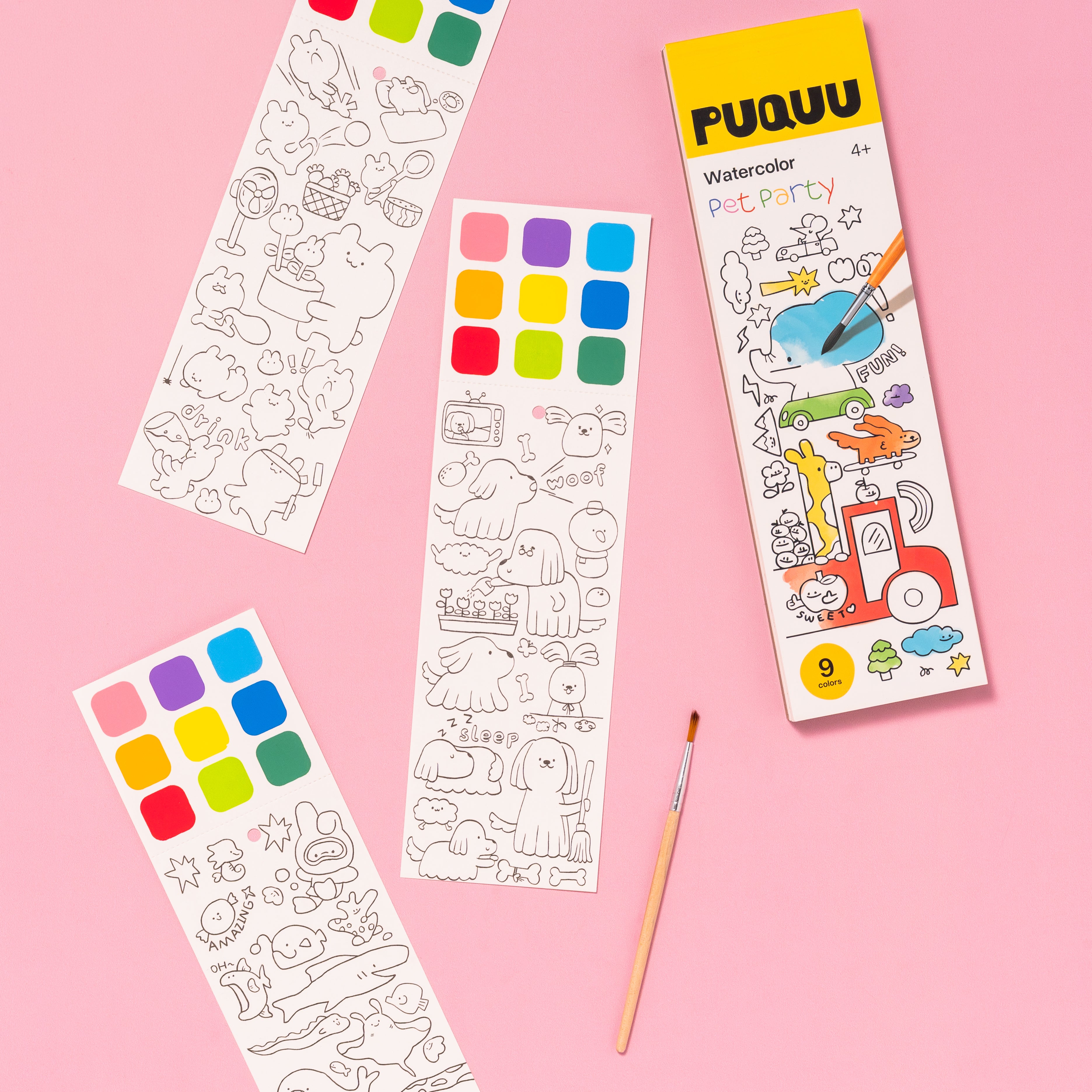 Watercolor Pet Party