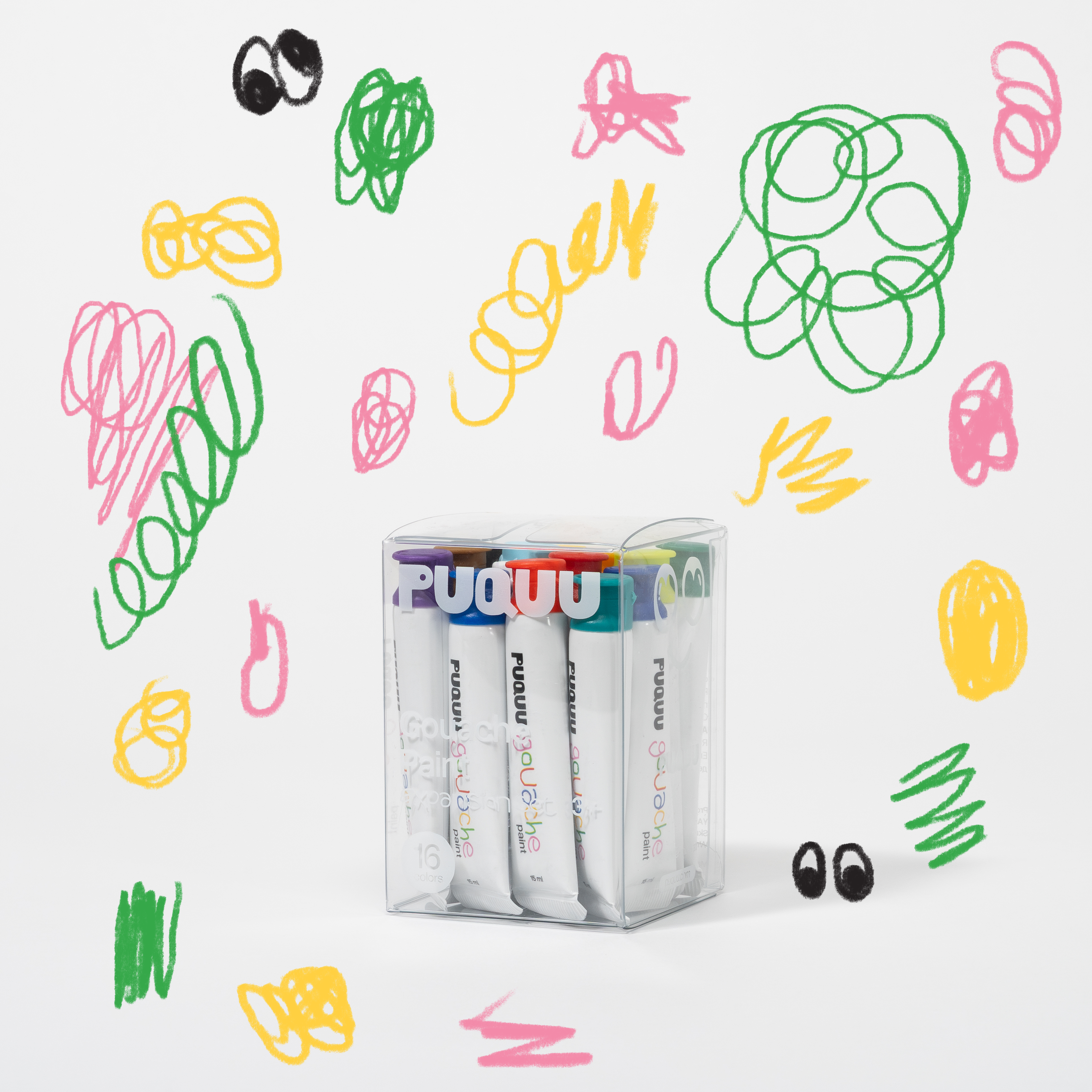 Gouache Paint Expansion Set – 16 colors