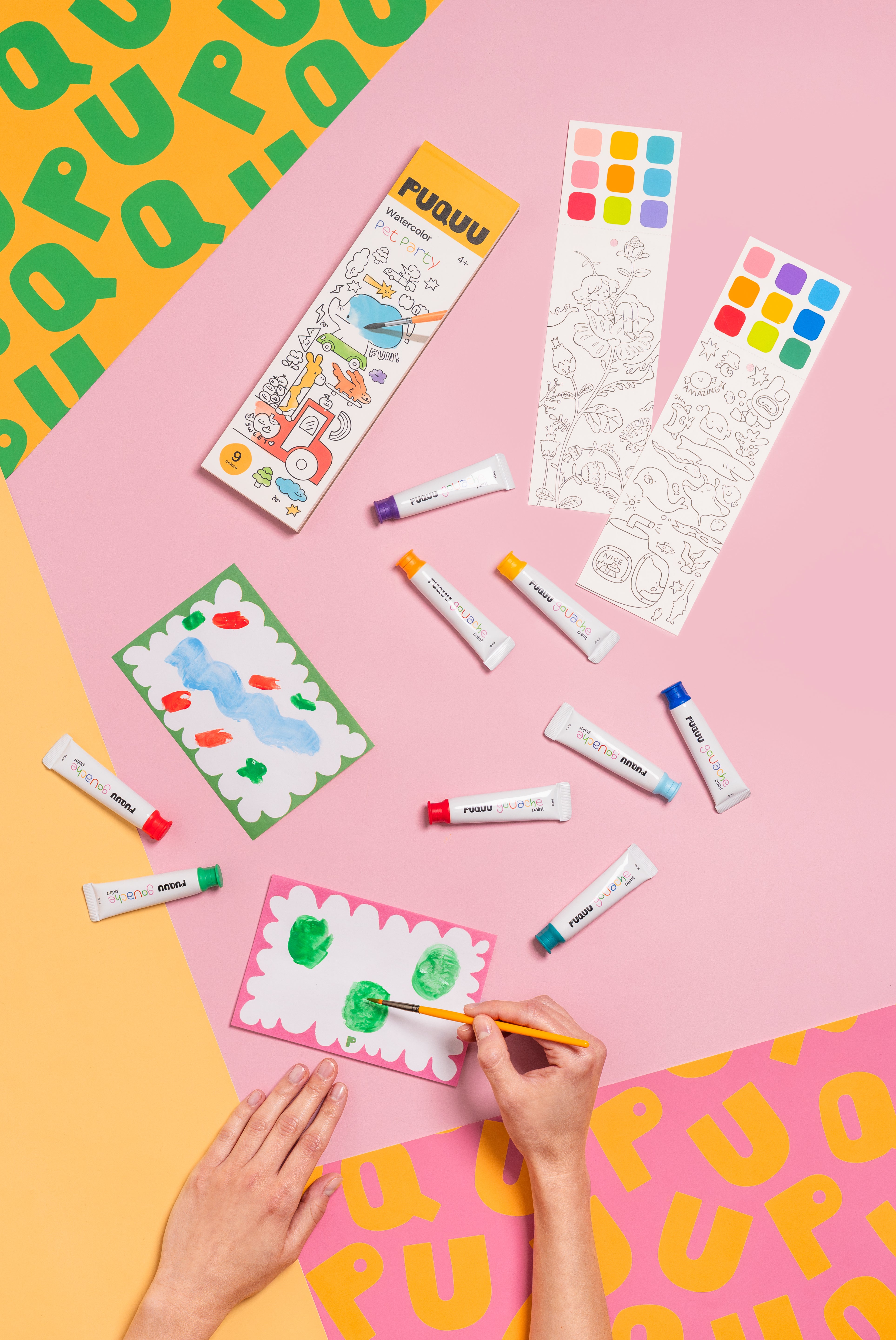 Gouache Paint Expansion Set – 16 colors