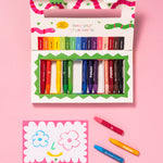 Silky Pastel Crayons – 16 colors