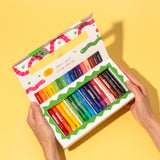 Silky Pastel Crayons – 16 colors