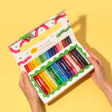 Silky Pastel Crayons – 16 colors