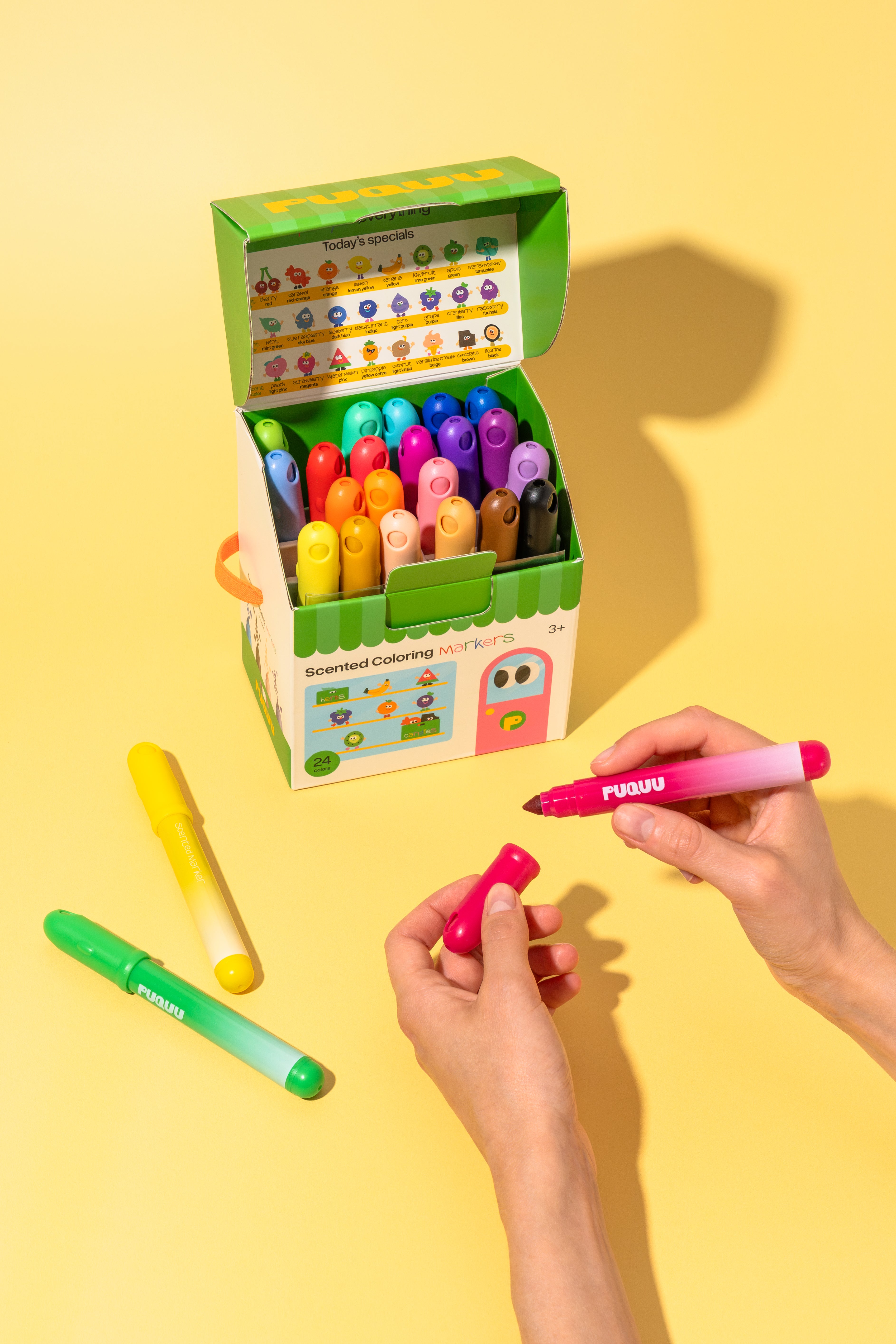 Scented Coloring Markers – 24 colors