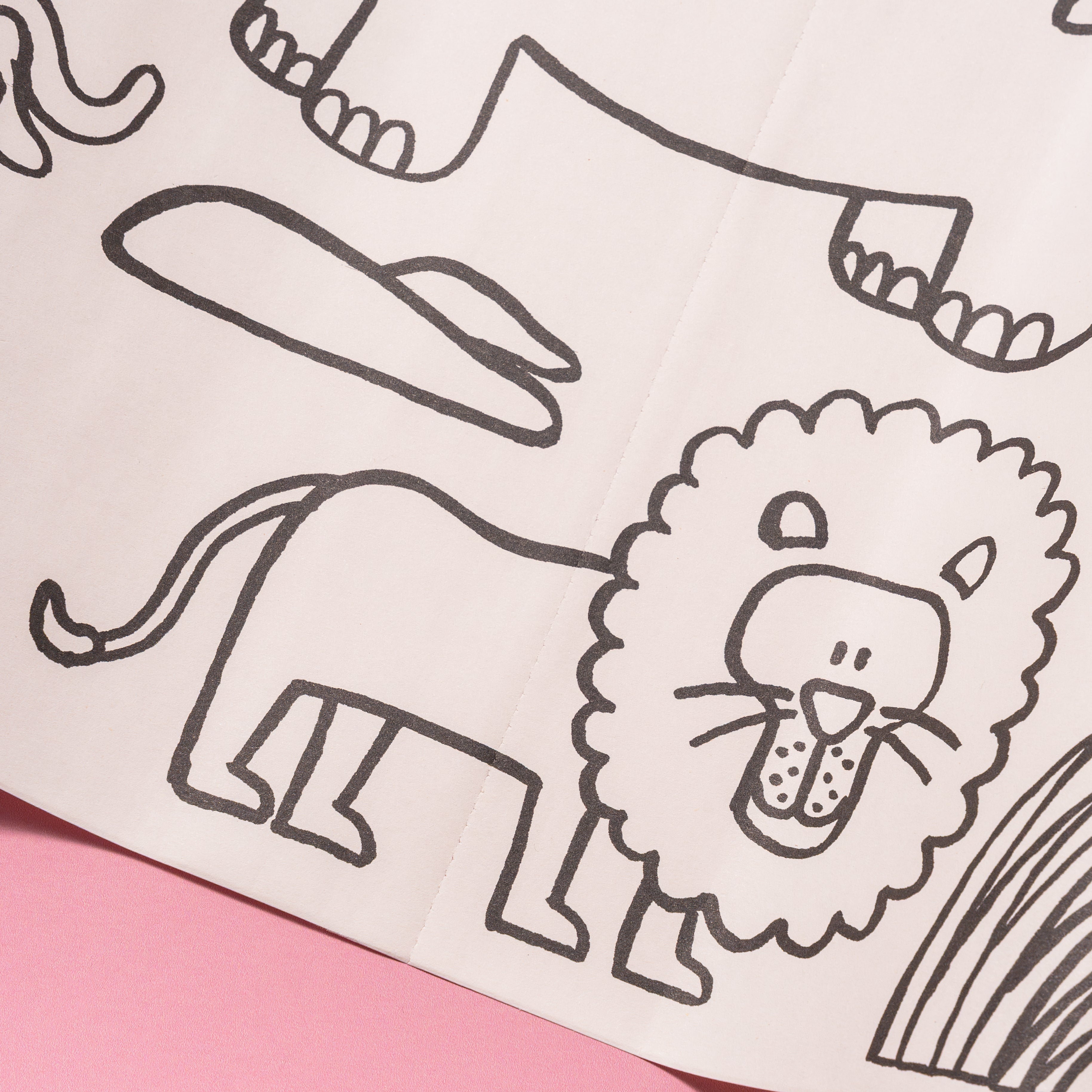 Bazgrolka. Stick & Draw Roll by Piotr Karski – Animals