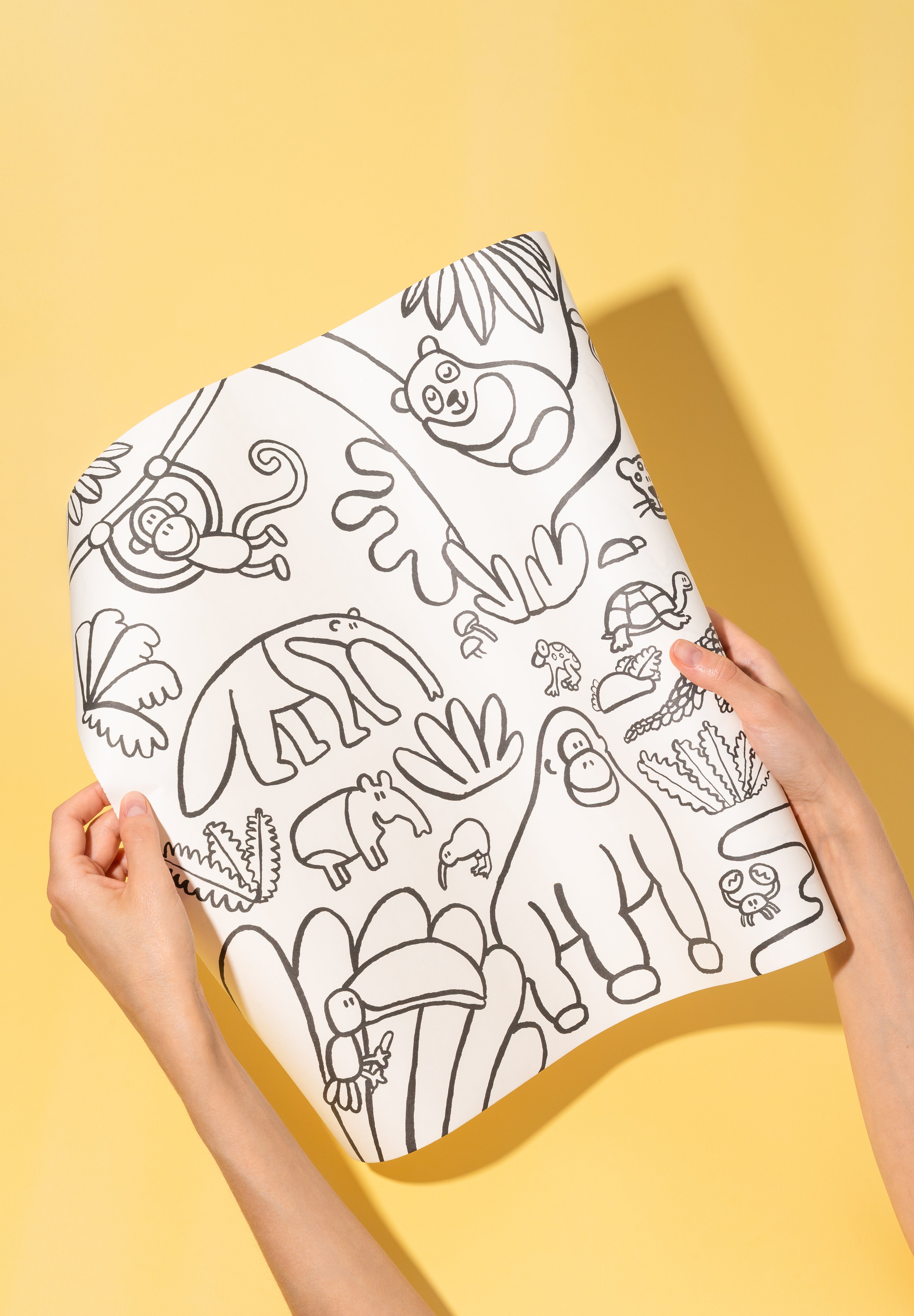 Bazgrolka. Stick & Draw Roll by Piotr Karski – Animals