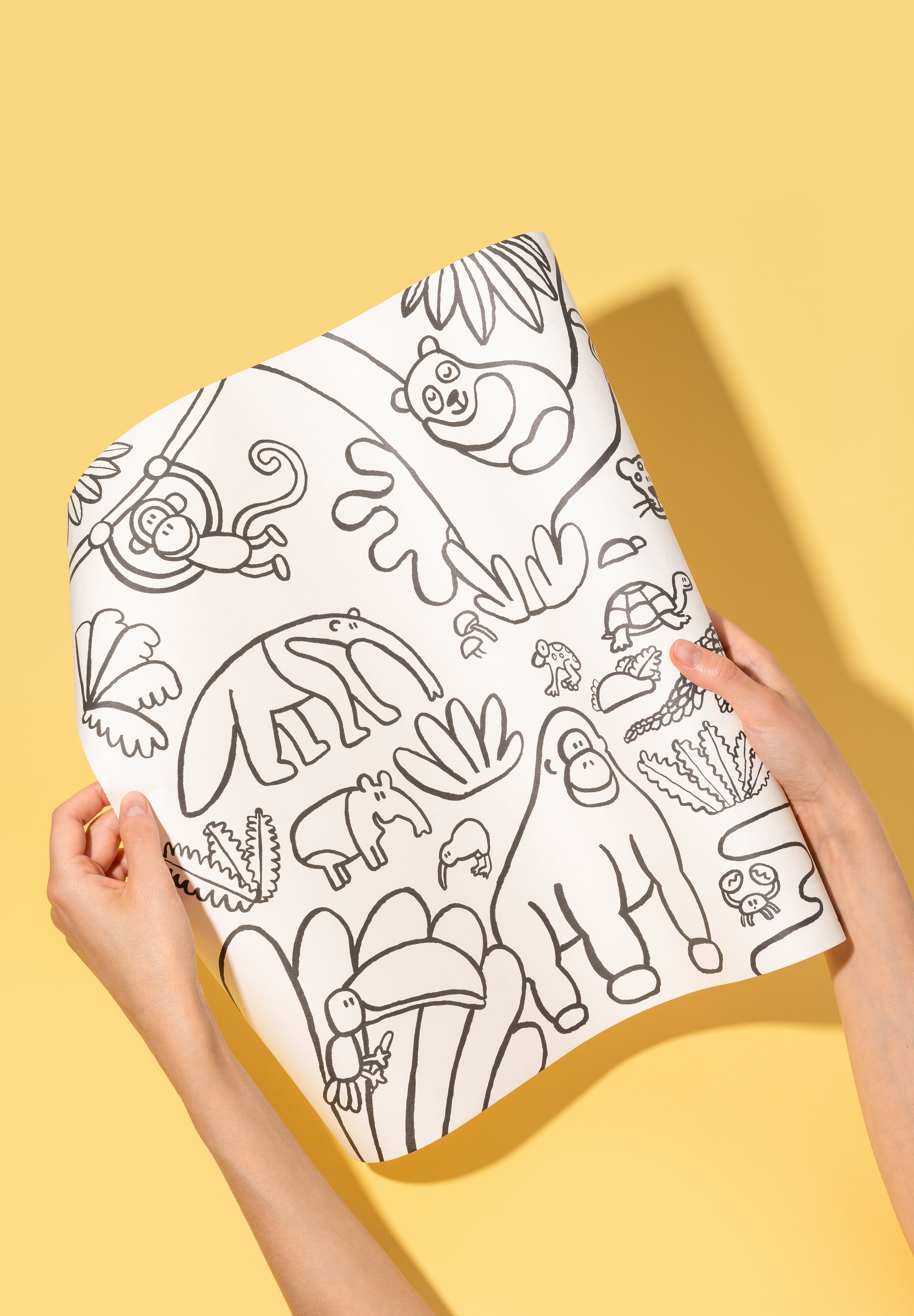 Bazgrolka. Stick & Draw Roll by Piotr Karski – Animals