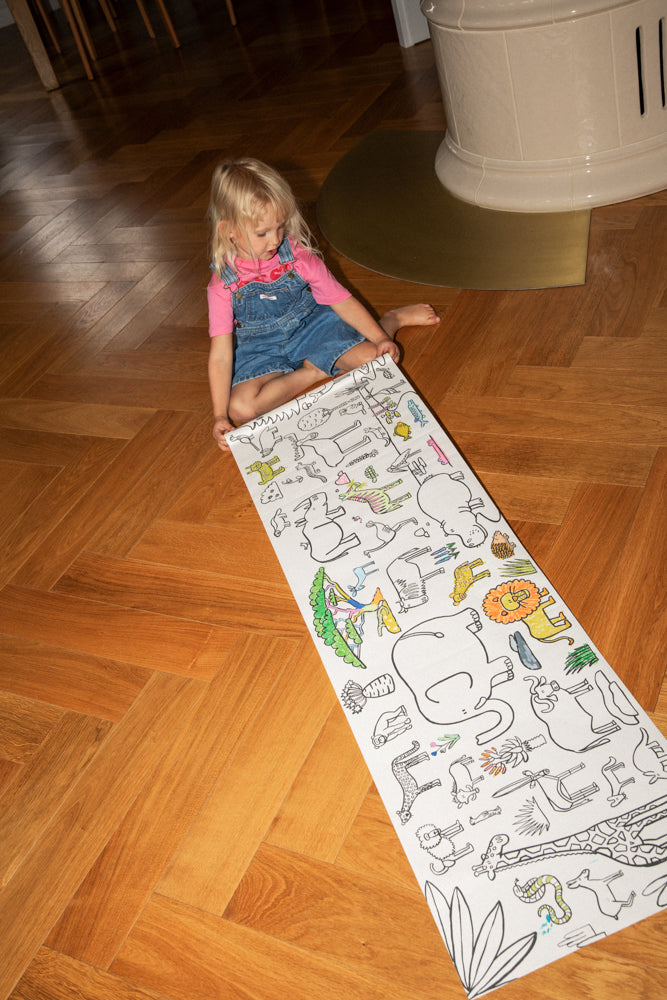 Bazgrolka. Stick & Draw Roll by Piotr Karski – Animals