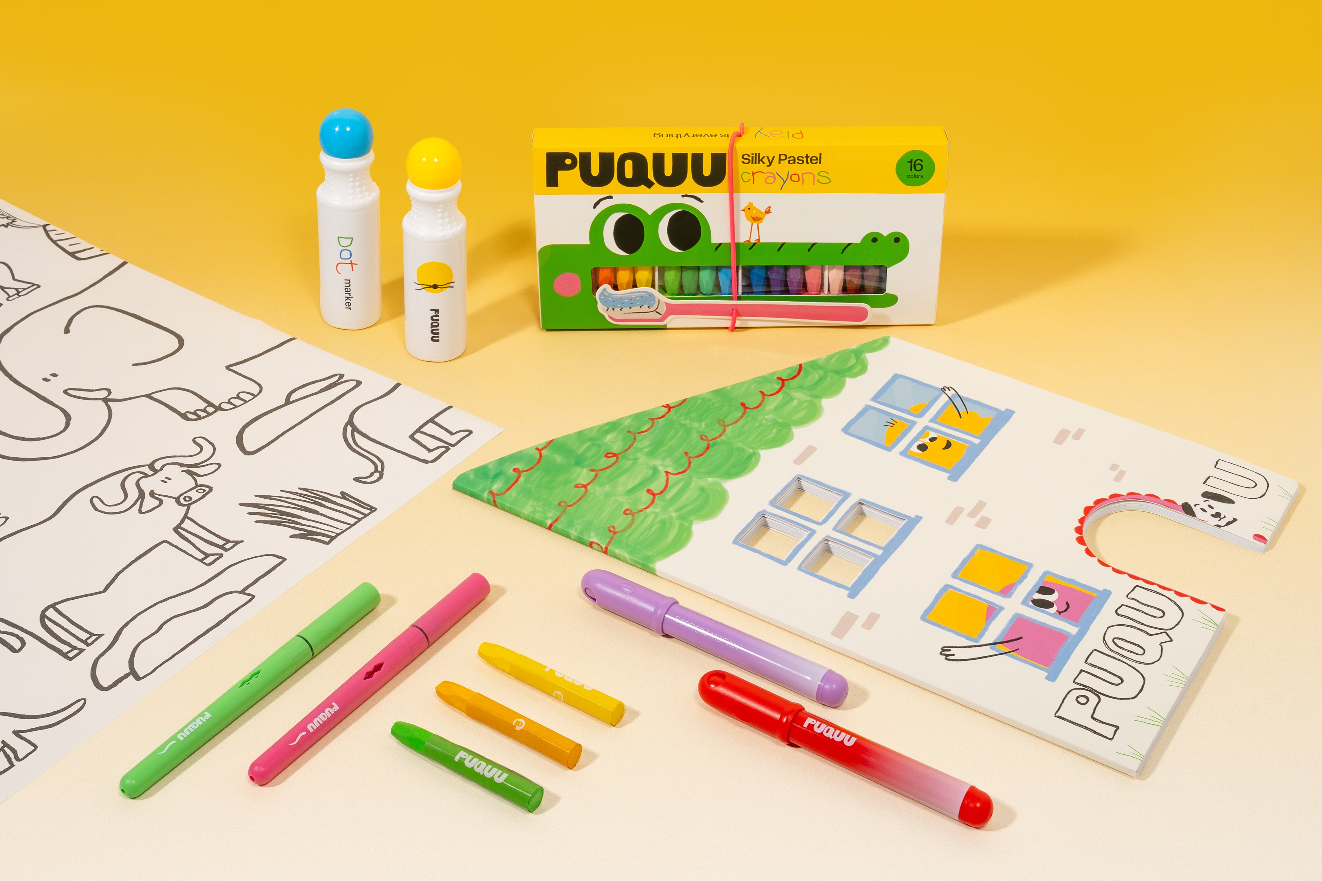 Bazgrolka. Stick & Draw Roll by Piotr Karski – Animals