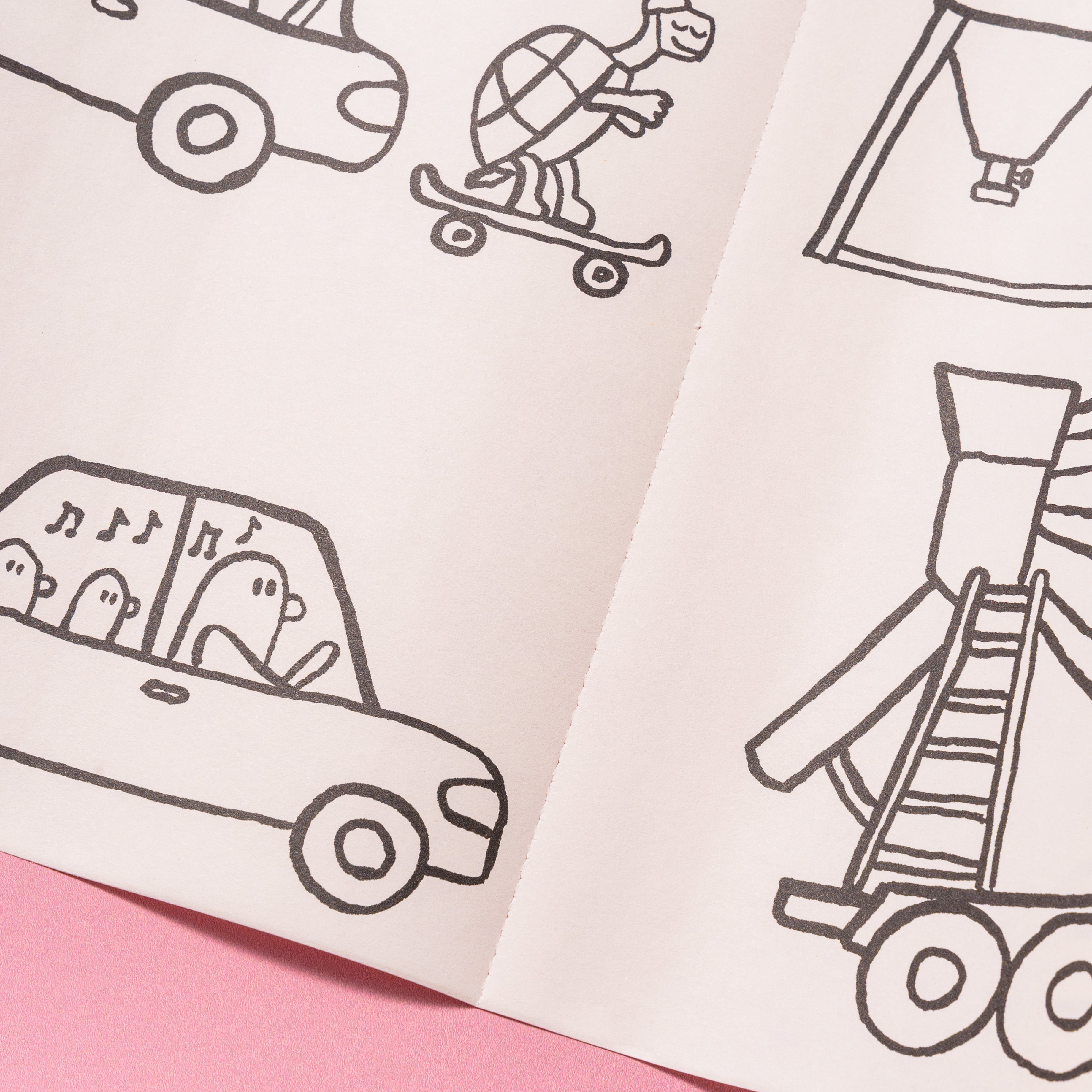 Bazgrolka. Stick & Draw Roll by Piotr Karski – Vehicles
