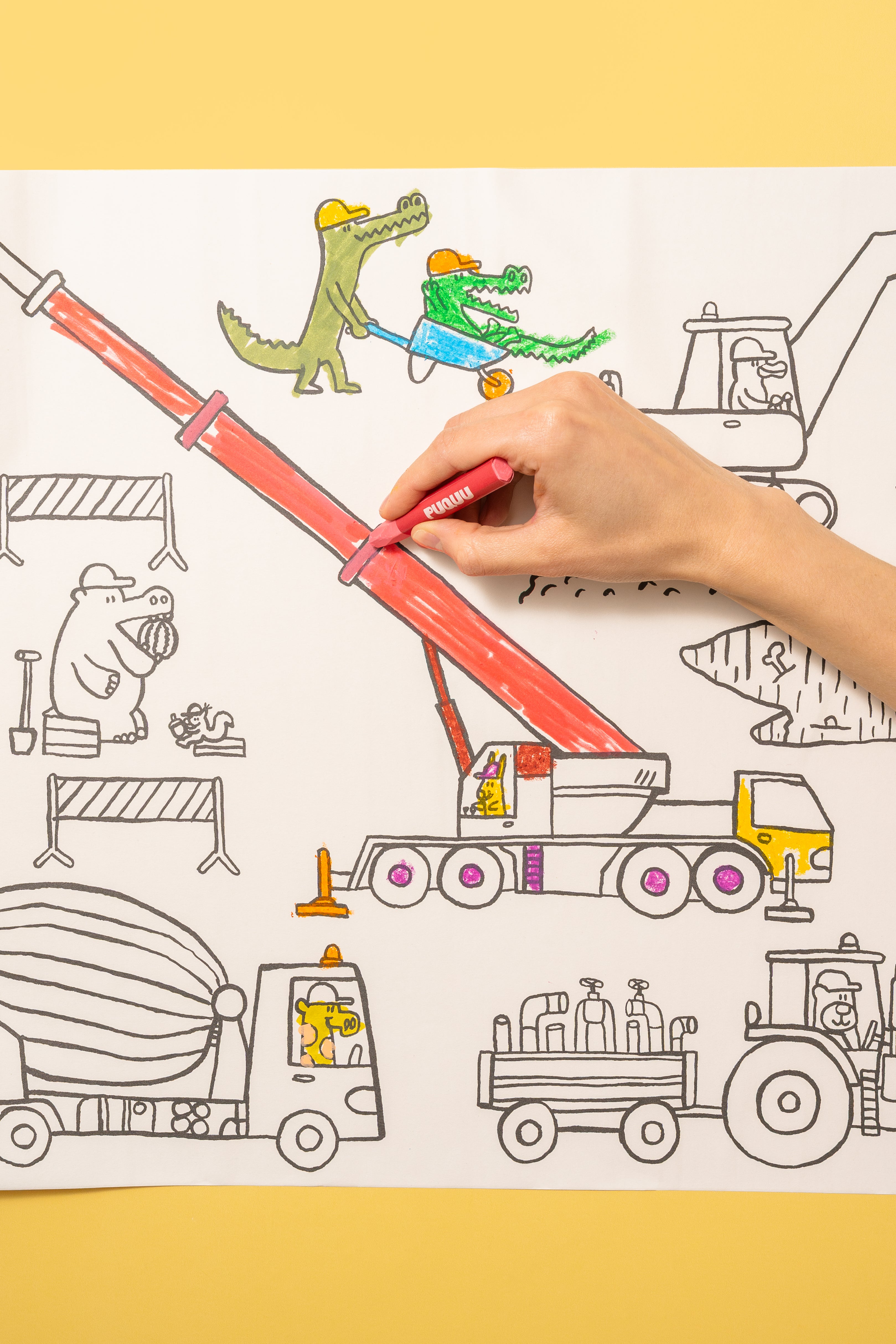 Bazgrolka. Stick & Draw Roll by Piotr Karski – Vehicles