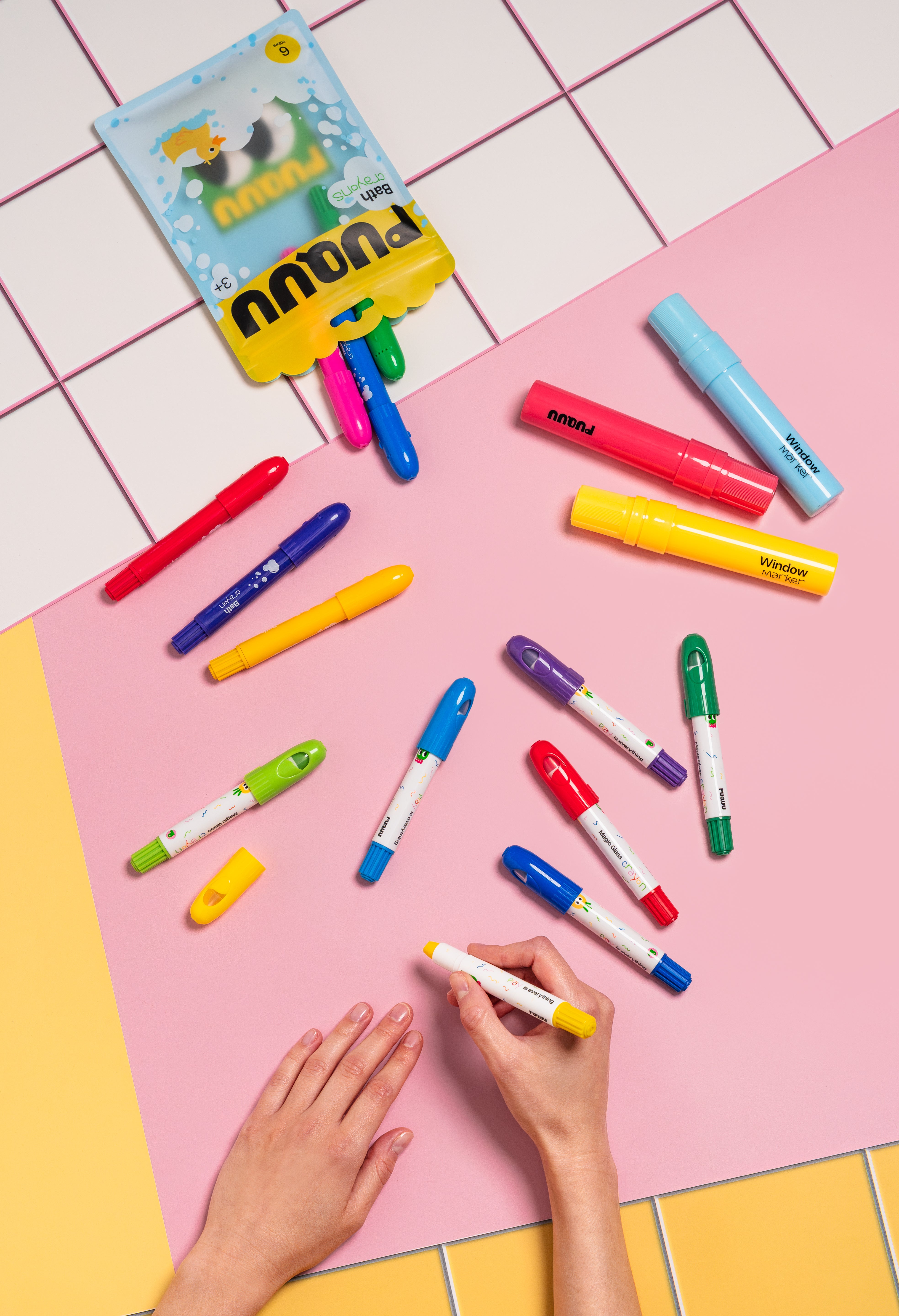 Bath Crayons – 6 colors