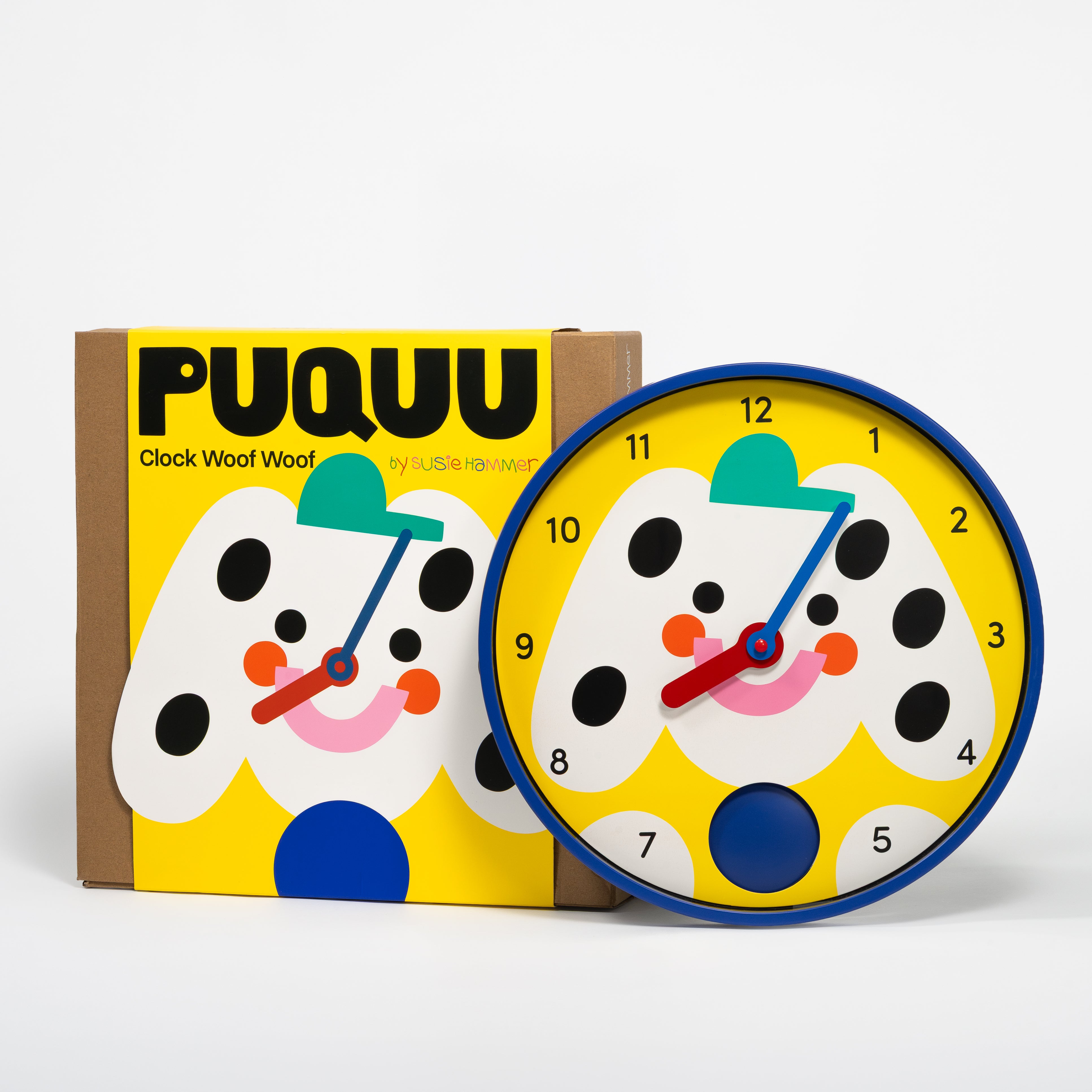 Clock – Woof Woof by Susie Hammer