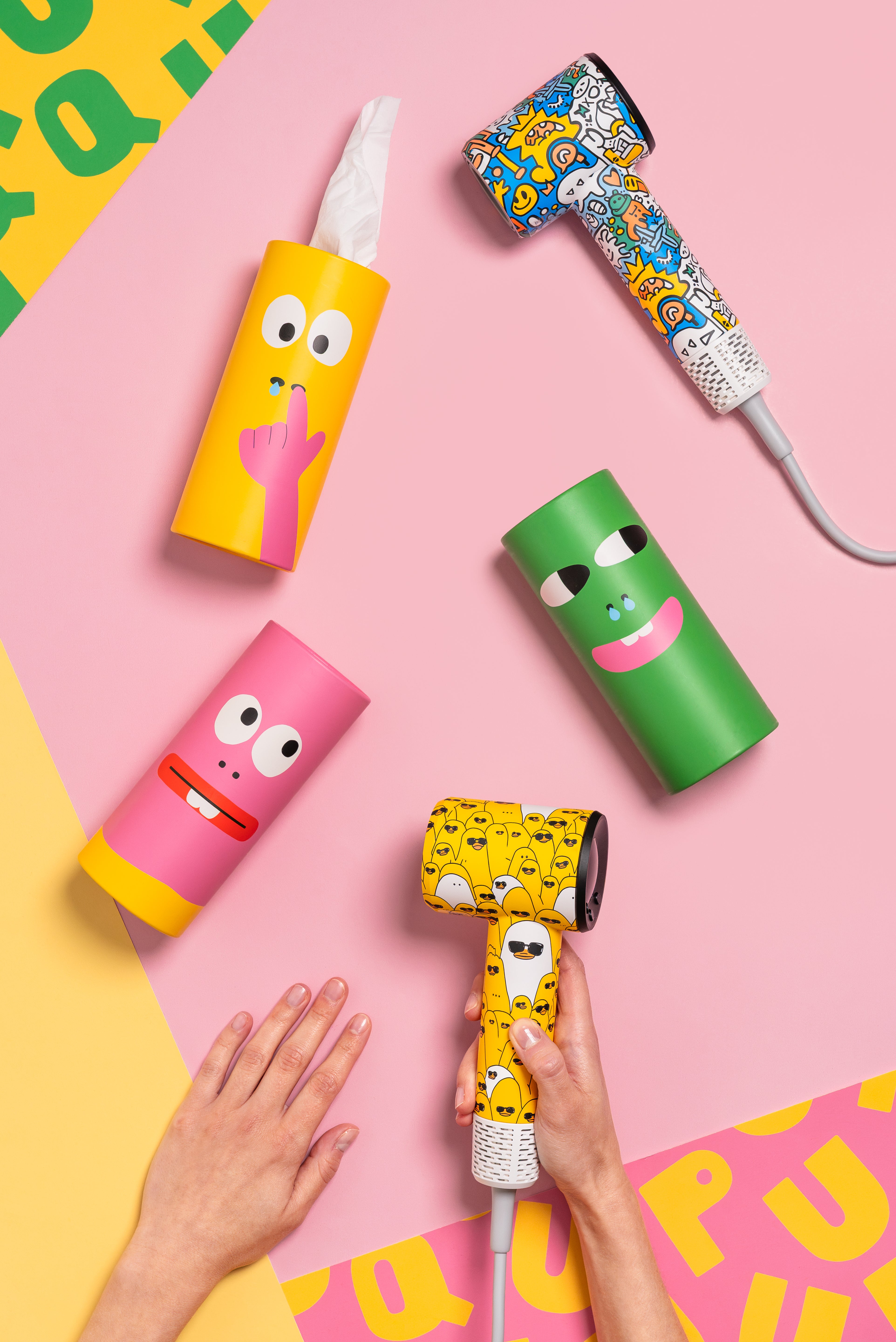 Sneezy Paper Tissues – green