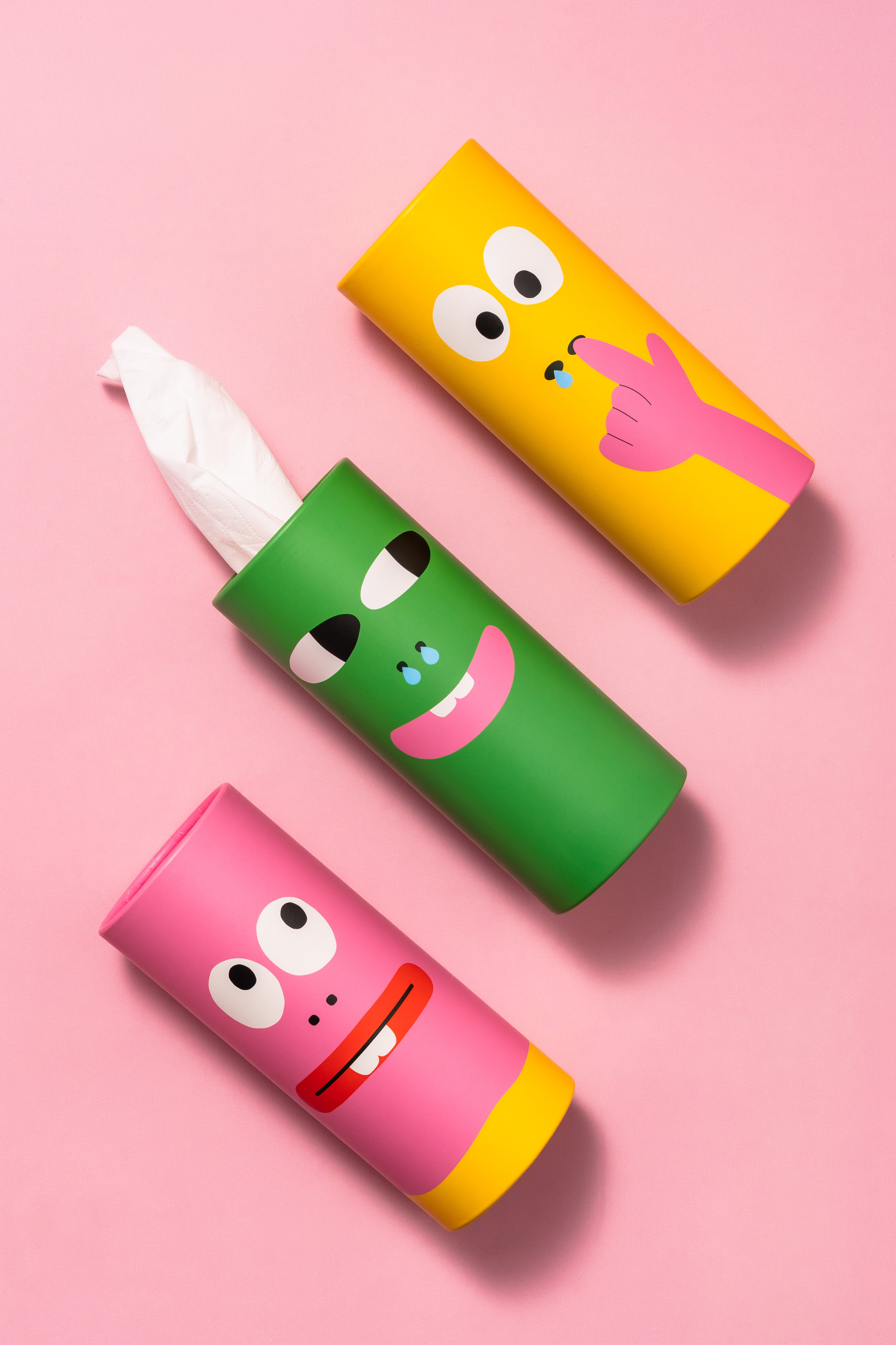Sneezy Paper Tissues – green