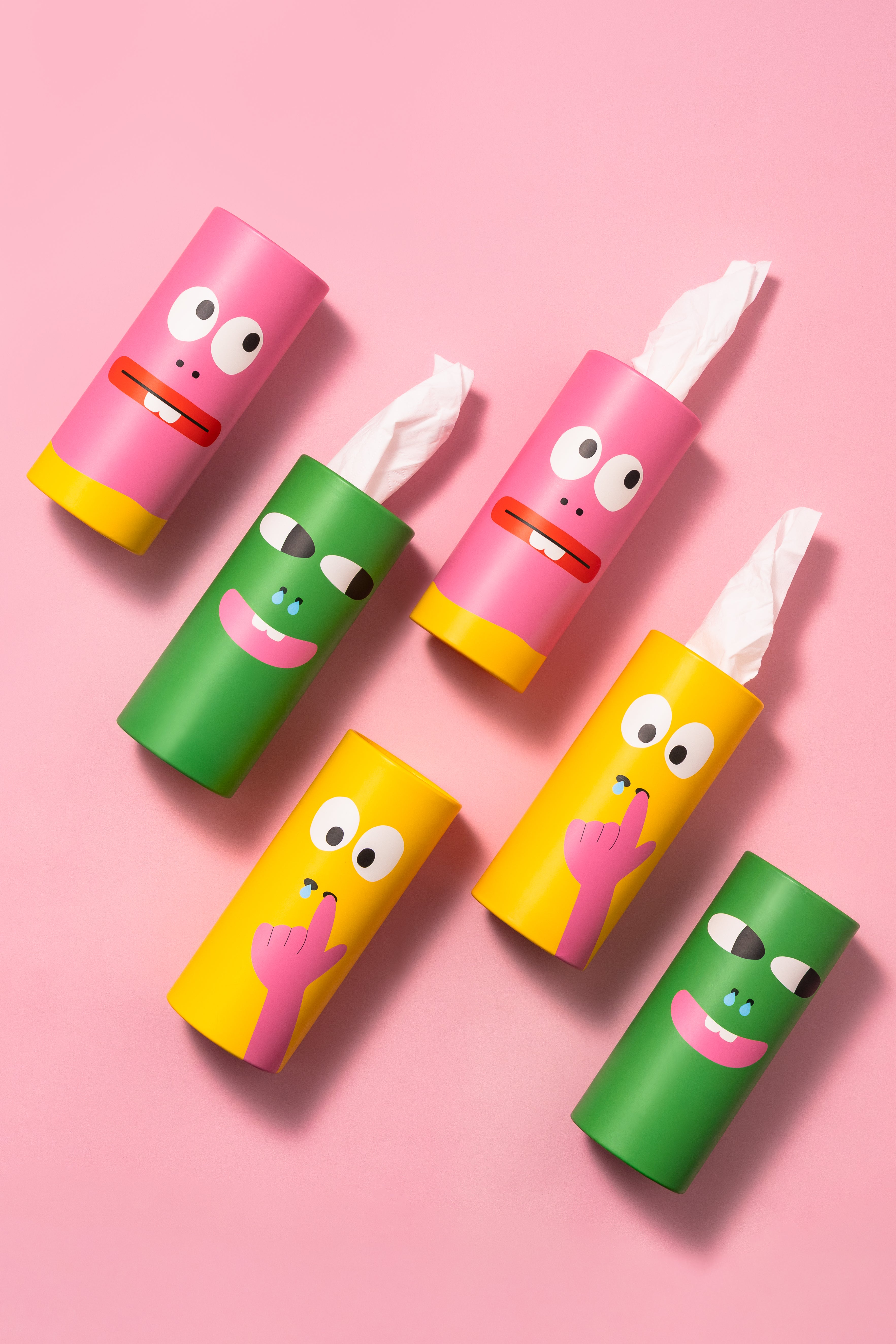 Sneezy Paper Tissues – pink